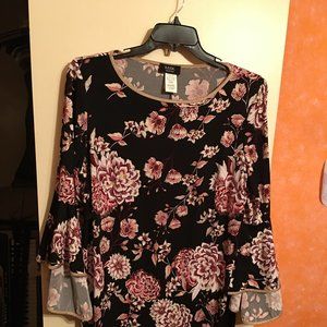 MSK 2X BEAUTIFUL Bell Sleeve Dress